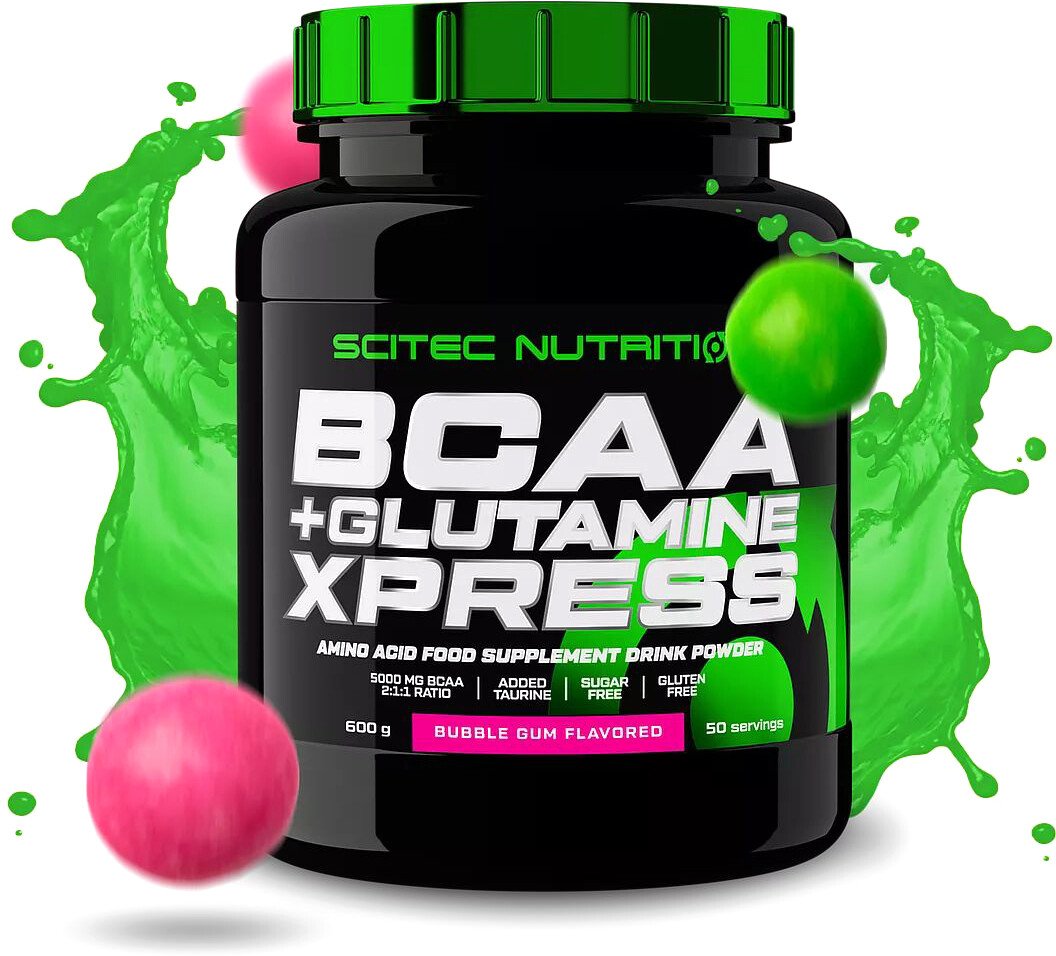 Комплекс Scitec Nutrition BCAA + Glutamine Xpress (600 г, жевательная резинка)