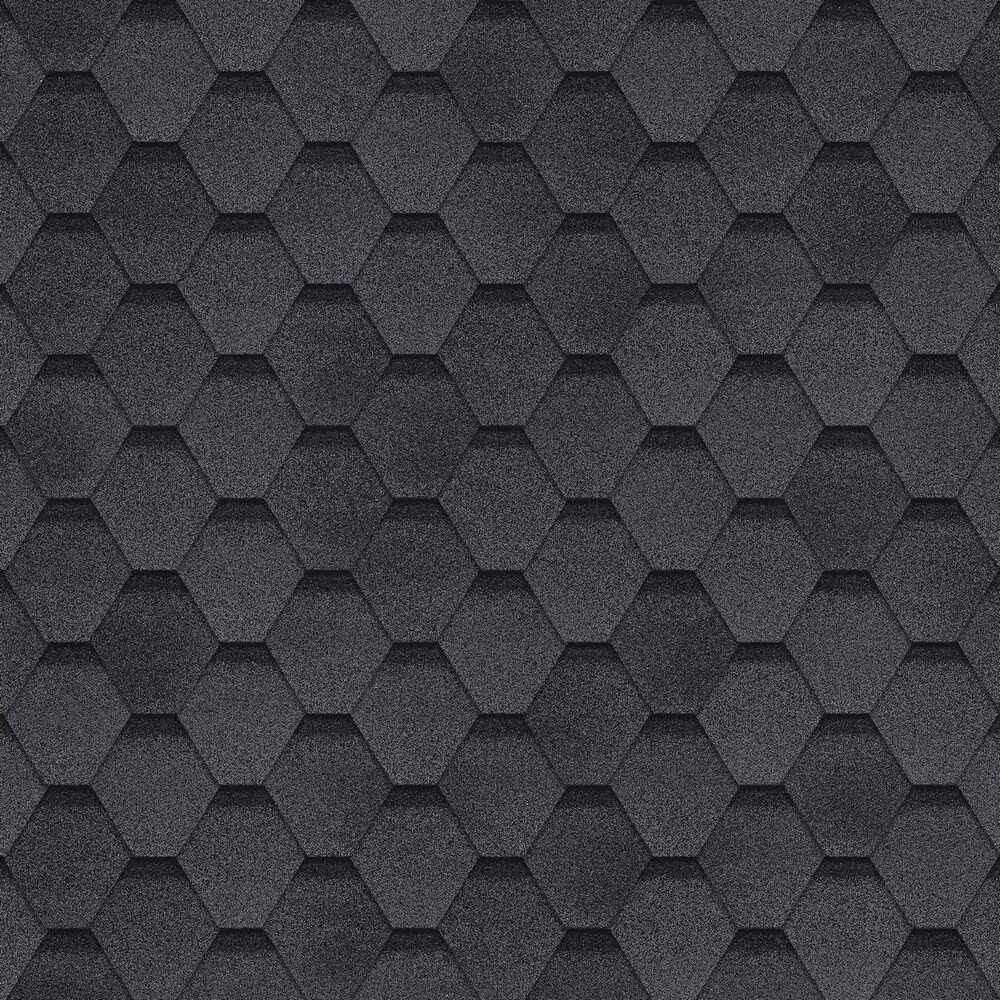 

Битумная черепица Shinglas Финская соната (серый)