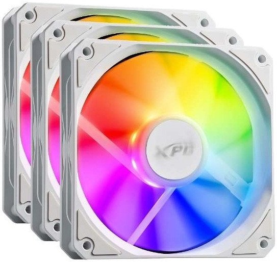 Комплект вентиляторов для корпуса ADATA XPG Vento R 120x3 ARGB PWM (белый)