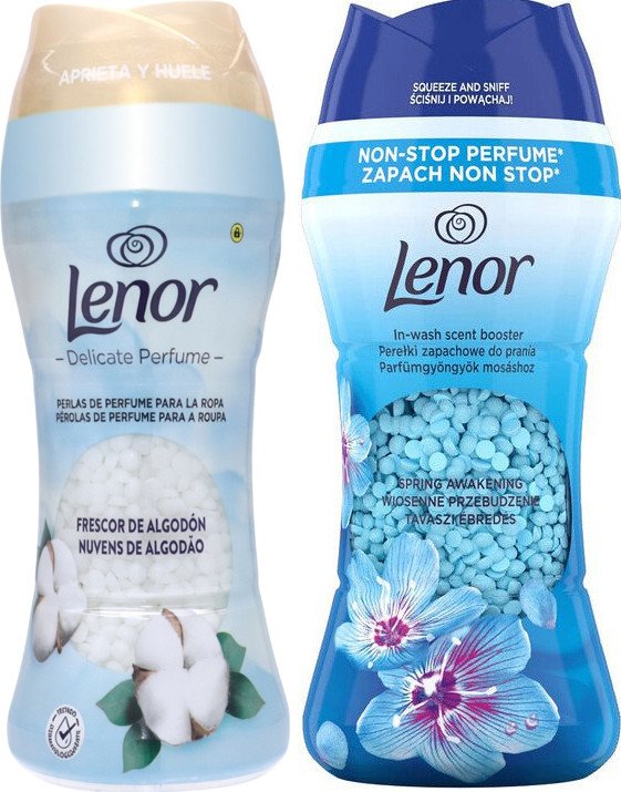 Кондиционер для белья Lenor Sensitive Cotton Fresh 195 г + Lenor Spring Awakening 195 г