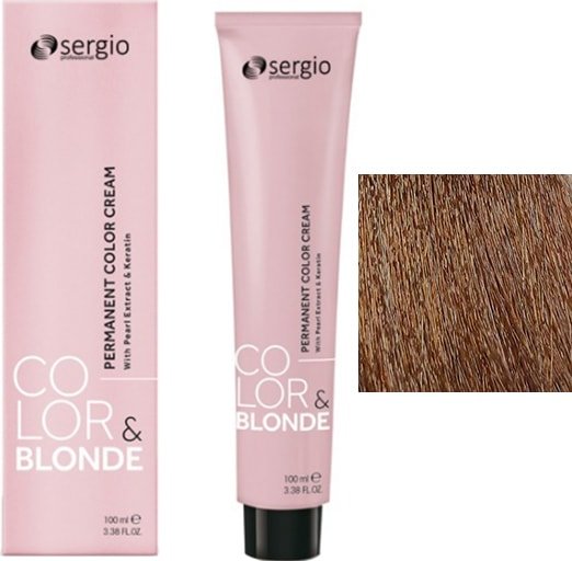 

Крем-краска для волос Sergio Professional Color&Blonde 8.3 блондин золотистый
