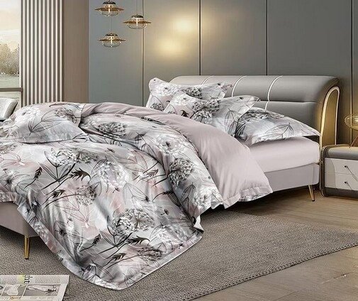 

Постельное белье Реноме 2сп Оливковая коллекция. Простыня на резинке УУ 2466 (поплин)