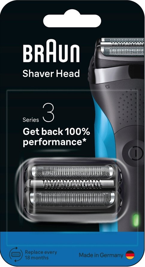 Сетка и режущий блок Braun Series 3 21B (черный)