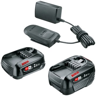 

Аккумулятор с зарядным устройством Bosch Starter Set 18V 1600A02V33 (18В/2 Ah +3 Ah + 18В)