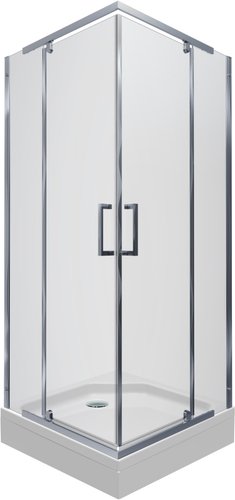 Душевой уголок Triton Каппа А1 Хром 90х90 (прозрачное стекло)