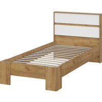 Кровать Тащи в дом Люмо КР 01 90x200 (дуб крафт золото/белый)