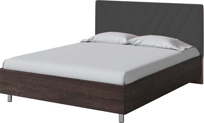 

Кровать PROxSON Ora 90x200 (дуб кантербери/Teddy 021 древесный уголь)