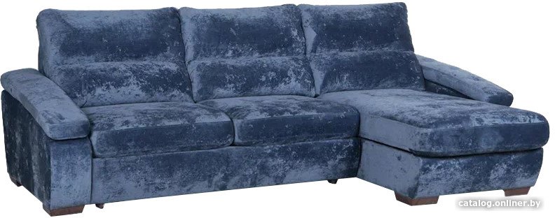 Угловой диван Асмана Форест 160x90 (Plush Dusty Steel)