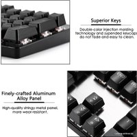 Клавиатура Motospeed CK104 RGB Blue Switch (черный/серебристый)