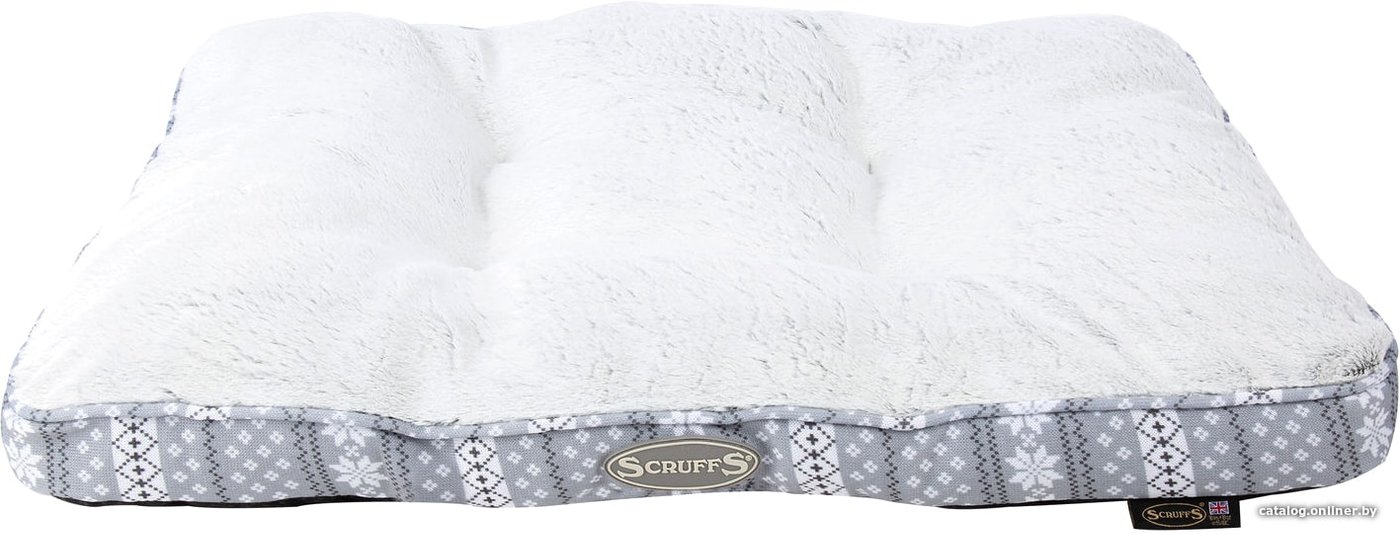 Лежак Scruffs Manhattan 660689 (бело-серый)