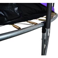 Батут GoUP Elite 12FT (с сеткой и лестницей, фиолетовый)