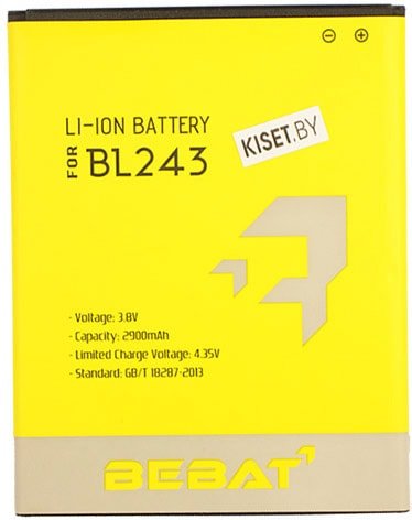 

Аккумулятор для телефона Bebat BL243