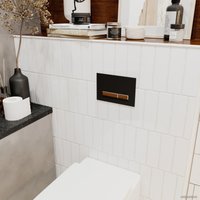 Инсталляция для унитаза Lavinia Boho Relfix 5 в 1 77020058 (матовый черный/темное дерево пластик)