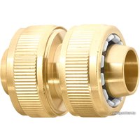 Коннектор Palisad Муфта ремонтная для шланга 3/4 латунная 66541