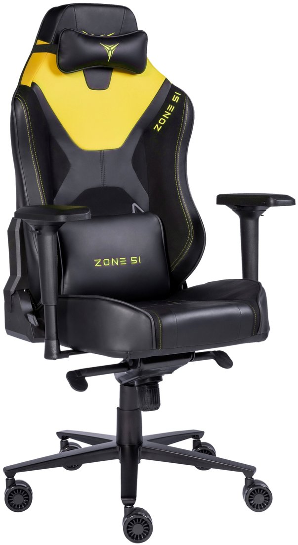 

Игровое (геймерское) кресло Zone51 Armada (черный/желтый)