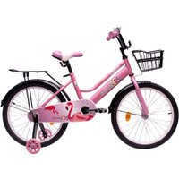 Детский велосипед Kayama Kids Flamingo 20 2025 (розовый)