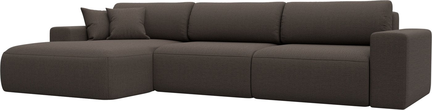 

Угловой диван Лига диванов Лига-036 НПБ Классик Лонг левый 124678L (рогожка амур коричневый)