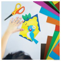 Набор цветной бумаги и картона Мульти-пульти Приключения Енота БК8-8_19463 (16 цв)