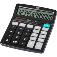 Калькулятор Deli E837 (черный)