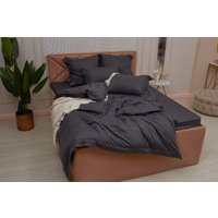 Евро комплект постельного белья Sofi De MarkO Моне Евро 2н Евро-СС-М-ан (антрацит)