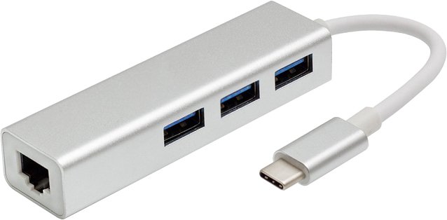 

USB-хаб USBTOP USB Type-C - 3xUSB Type-A/RJ-45 556375