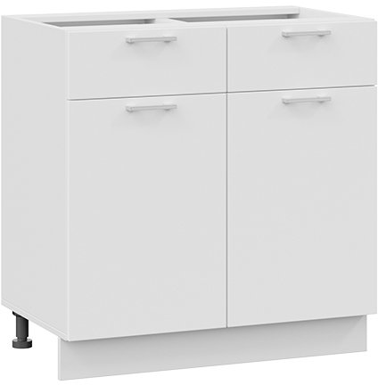 

Шкаф напольный Трия Габриэлла 1Н8Я1 (белый/сноу)