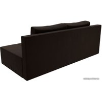 Диван Лига диванов Сан Марко 114020 (микровельвет, коричневый)