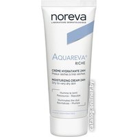  Noreva Крем для лица Aquareva Увлажняющий для сухой кожи лица 24H Moisturising Cream Rich 40 мл