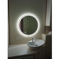 Пекам Зеркало Ring 1 70x70 Ring1-70x70dpcl (с подсветкой,сенсором на взмах руки,подогревом,часами)