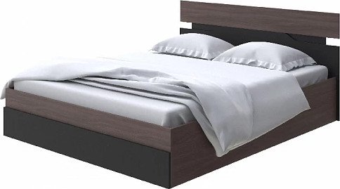 

Кровать PROxSON Milton с ПМ 120x190 (ясень шимо темный/черный)