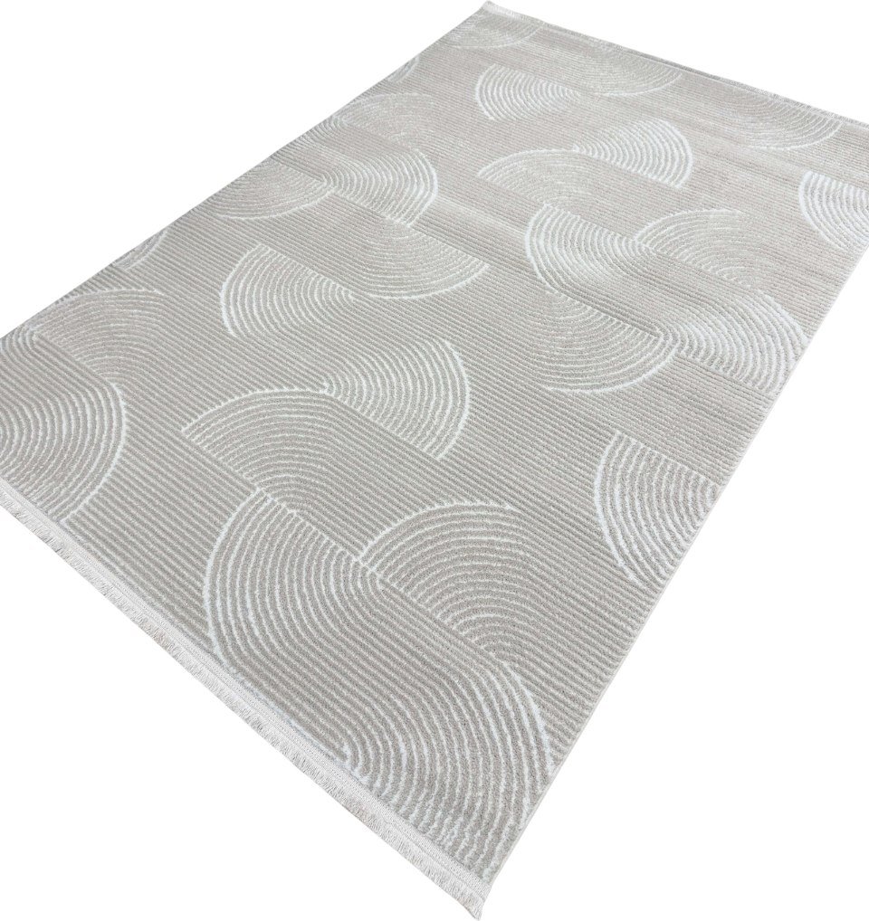 

Ковер для жилой комнаты Radjab Carpet Аврелия Прямоугольник HL600A 12328RK (0.8x1.5, Cream)