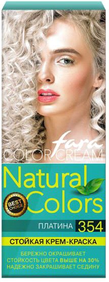 

Крем-краска Fara Natural Colors 354 платина 50 мл