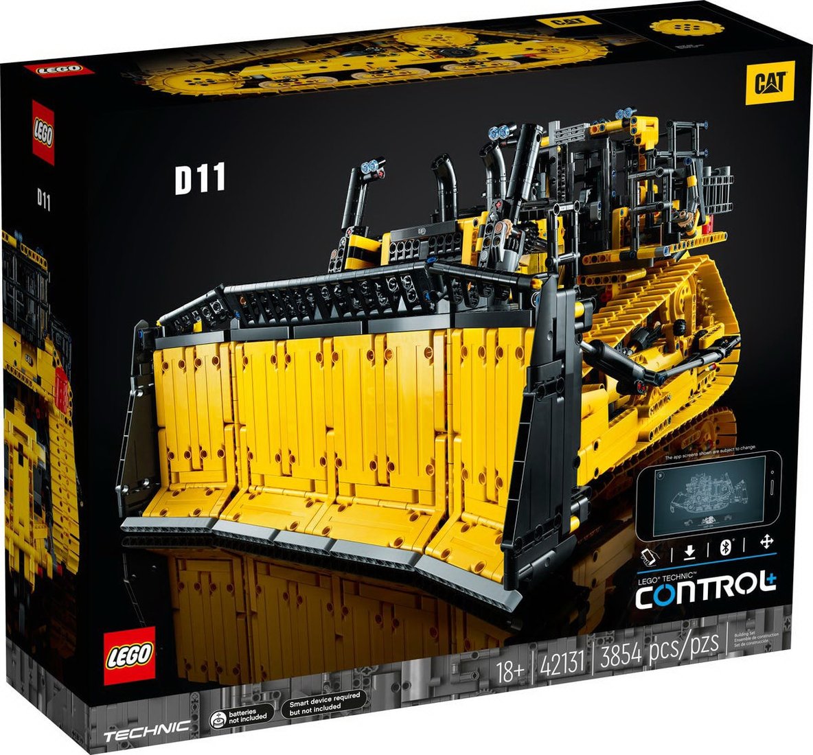 

Конструктор LEGO Technic 42131 Бульдозер Cat D11 на пульте управления