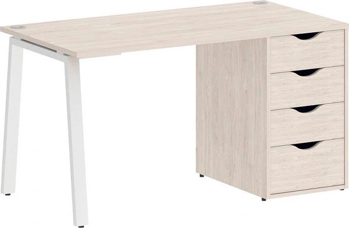 

Стол Riva Home Office VR.SP-3-138.4.A White (денвер светлый)