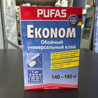 Клей для винила Pufas Эконом универсальный Euro 3000 (1 кг)
