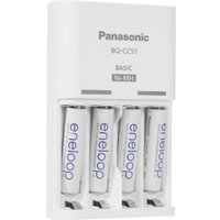 Аккумуляторы + зарядное Panasonic Eneloop Basiс Charger K-KJ51MCD04E