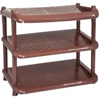 Полка для обуви Полимербыт Комфорт 4392302 (коричневый)