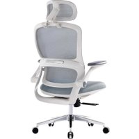 Офисное кресло SitUp Sity White Chrome (сетка Grey/Grey)