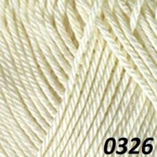 Yarnart Begonia 100% мерсеризованный хлопок 326 50 г (169 м, молочный)