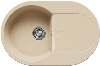 Кухонная мойка Polygran Atol-760 (опал)