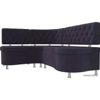 Угловой диван Лига диванов Вегас 105174 (левый, фиолетовый)