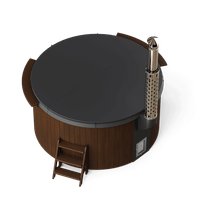 Купель PolarSpa Elite термососна 220 (темный, с аэромассажем) в Гомеле