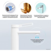 Смеситель Wellsee ONCE! and forever 182405000 (матовый белый)