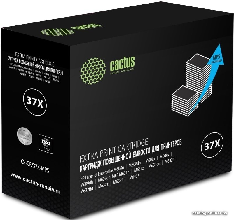 Картридж CACTUS CS-CF237X-MPS (аналог HP 37A (CF237A)