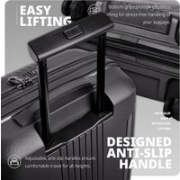 Чемодан-спиннер Verage Edinburgh 22019WS II-M 66 см (черный)