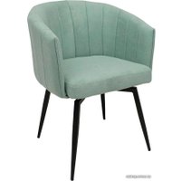 Стул с подлокотниками AksHome Melon 82155 (мятный/черный)