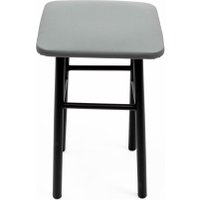 Табурет ВВР Классик (серый/черный, экокожа)