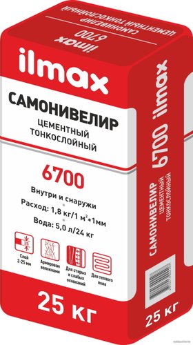 Самонивелирующаяся смесь ilmax 6700