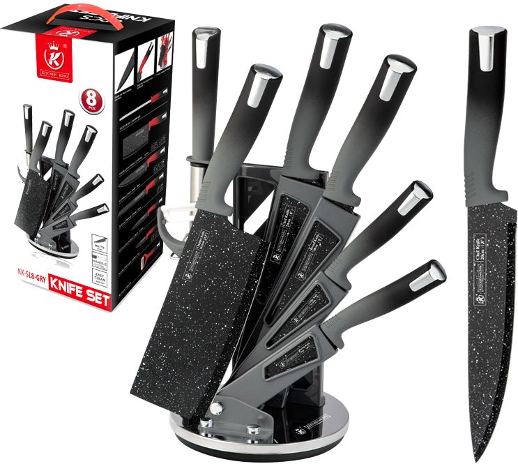 

Набор ножей Mercury Haus Kitchen King KK-SL8-GRY
