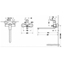 Смеситель Bravat Real F6121179CP-01L